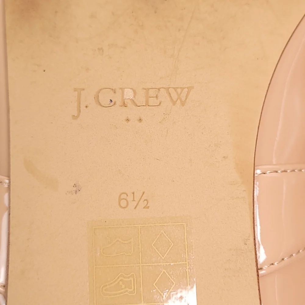 J. Crew Factory Mary Jane Mules 6 1/2 CA763